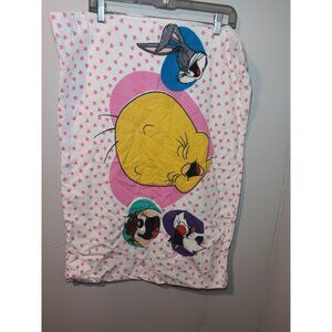Vintage Looney Tunes Pillowcase 1994 Warner Brothers Tweety Bird Sylvester